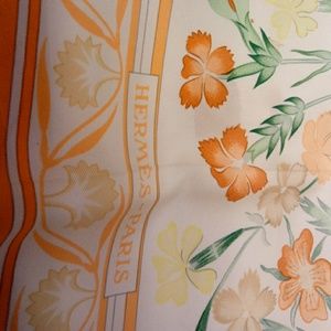 Hermes silk scarf